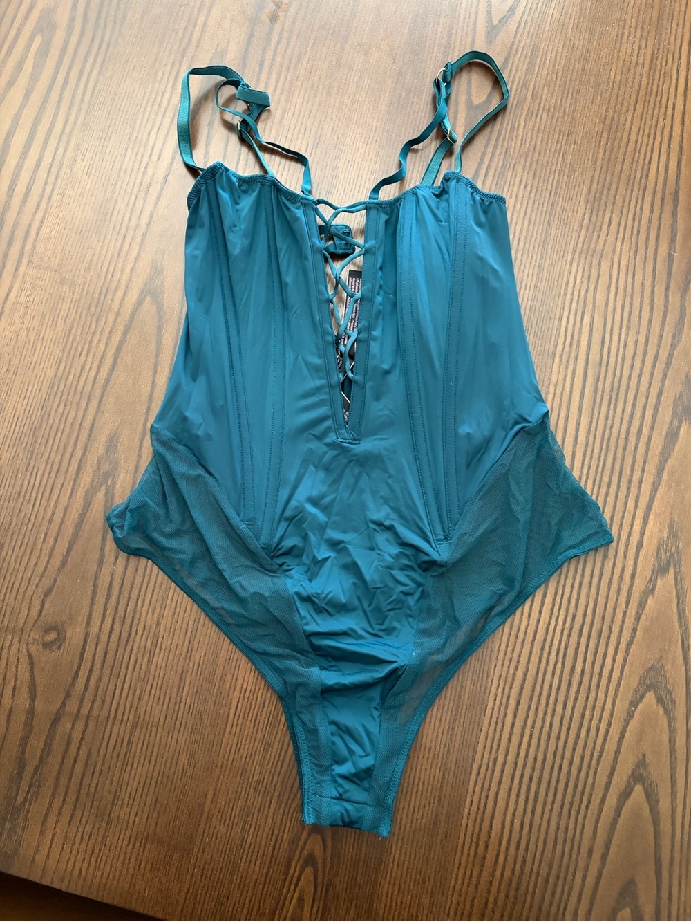 Victoria's Secret Teal One-Piece Bodysuit